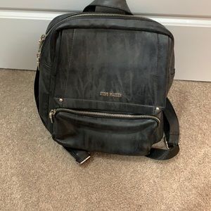 Grey Steve Madden backpack purse
